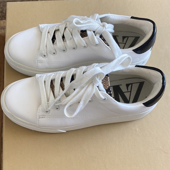 Zara White Platform Sneakers - Picture 2 of 6